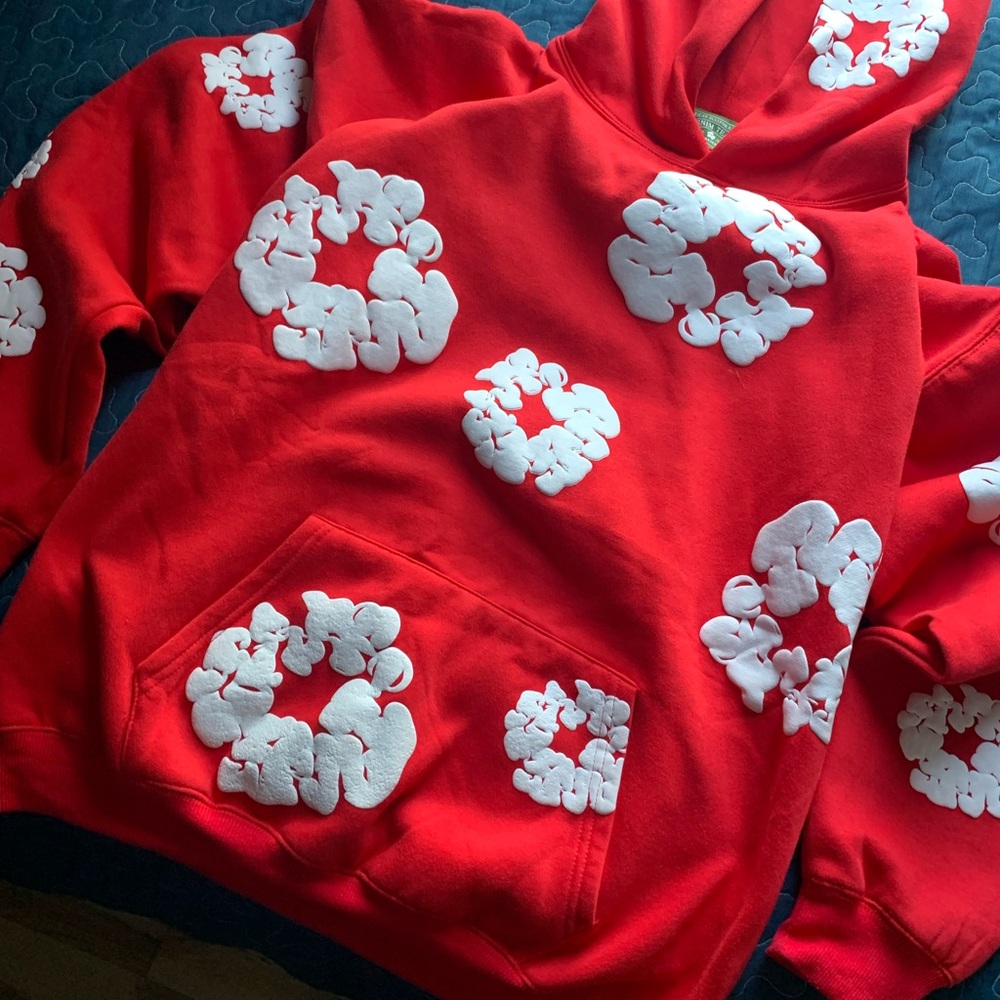 Red Graphic Hoodie